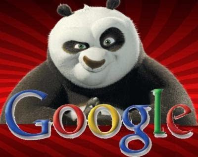 google logo with panda